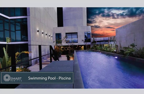 Mata Redonda Apartment | @SmartMobilis Luxury Villa for Long Stays & Medical Tourism Balcony,Pool & Gym