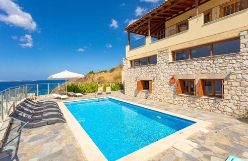 Katochori Villa | Souda Bay View - Five Bedroom Villa, Sleeps 12
