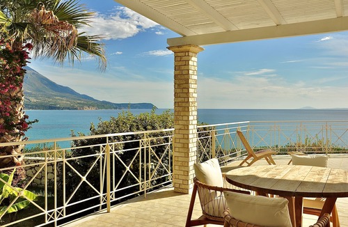Karavados Villa | Stone villa front of the sea