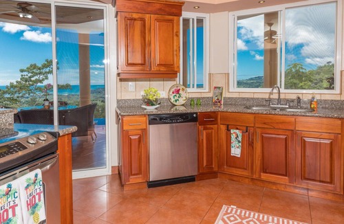 Ciudad Cortes House | Stunning 180 degree Ocean, Mountain and Jungle Views!