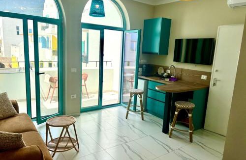 Dhermi Apartment | Sunset Studio Santorini 5 Minutes Walking from the Sea Free Paking