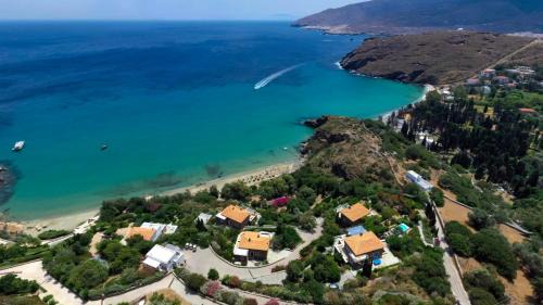 Steniai Villa | Sunshine beach house by Andros Villas Collection