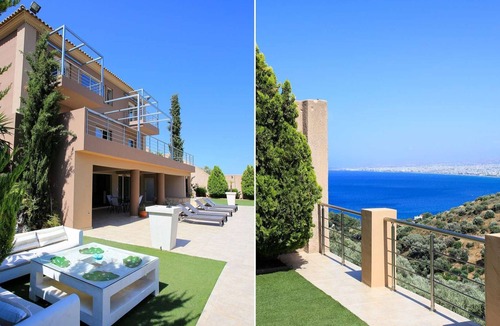 Linoperamata Villa | Superb Villa Yiorgos, Heated pool, Jacuzzi, Seaview