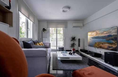 Palaio Faliro Apartment | The Black Marble - Sea View, 2BR, 2BA in Paleo Faliro