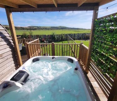 Newton Stewart House | The Galloway Steading -The Hedgehog's Hideout family cabin with Hot Tub and Fire Pit