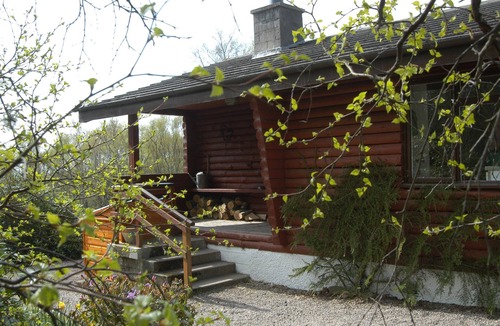 Golspie Cabin | Unique, Solo Log Cabin In Private Woodland With Views To Sea And Local Hills