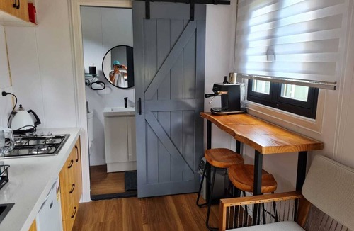 Hartley House | Unique two tiny homes set up with private dam
