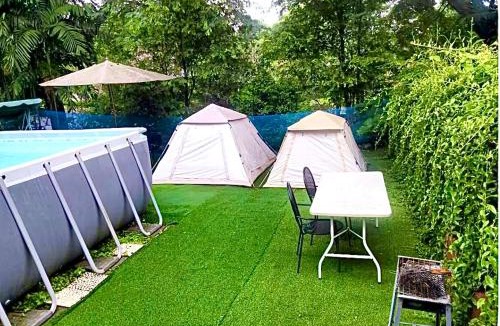 Ciawi Villa | Vila Vimala Hills 3Bedroom Privatepool Tenda camping dan ayunan