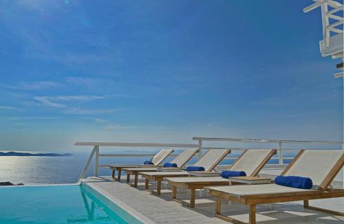 Fanari Villa | Villa Aetherion Mykonos 9 Bedrooms Infinity Pool Sea Views