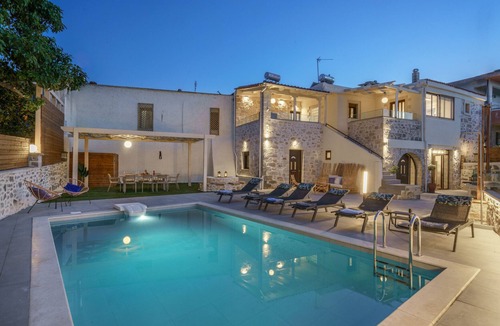 Filaki Villa | Villa Angelo | A Crafted Stone Retreat with Pool in Nature’s Embrace