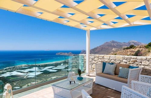 Falassarna Villa | Villa Daphne Private pool, sea view, luxury, BBQ