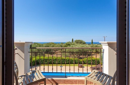 Sarlata Villa | Villa Eufrosini Large Private Pool Walk to Beach Sea Views A C Wifi Car Not Required - 2301