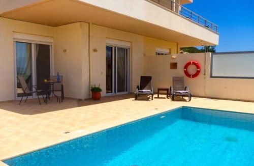 Vathi House | Villa Hibiscus, piscine privée avec une vue splendide