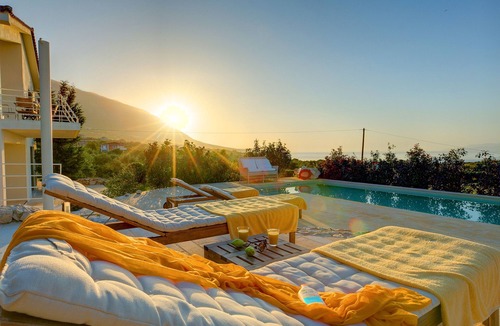 Karavados Villa | Villa 'Kteni Ideales Resort' with Sea View, Wi-Fi and Air Conditioning