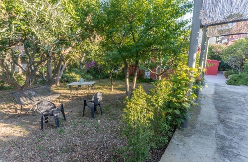 Capo Peloro Villa | Villa Labruto - Earth room with private garden, courtyard and parking