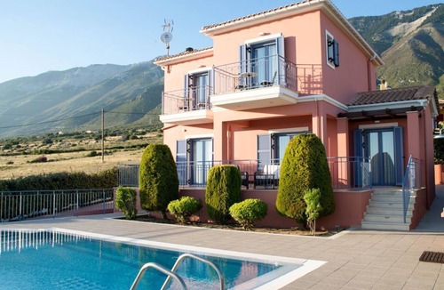 Plateies Villa | Villa Odysseus, Boundless Sea and Mountain Views With Private Swimming Pool