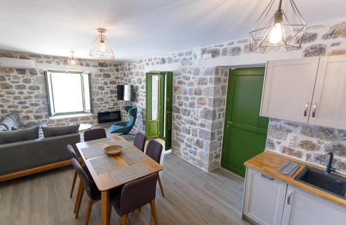 Limeni House | Villa POSEIDON with shared pool, exposed position over the sea, Peloponnese