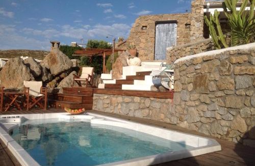 Panormos Villa | Villa Princess 5 4Bed with Small Tub Panormos Beach