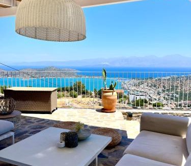Elounda Villa | Villa Romee with private swimmingpool and panoramic view on Elounda