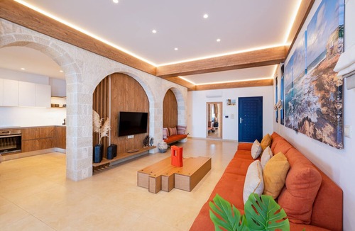 Sissi Villa | Villa Tamara: private pool, ocean view, families & friends destination in Sisi