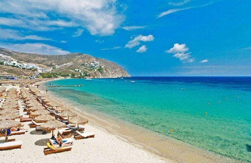 Elia Villa | Wonderful Mykonos Villa | Exclusive Guestroom Sea View | 1 Bedroom | Beautiful Sea Views & Intimate Interior | Elia Beach