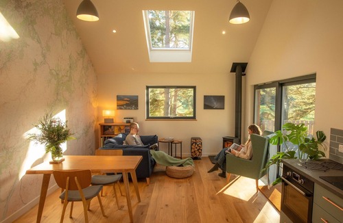 Nethy Bridge Cabin | Woodland Cabin in the Cairngorms National Park, Scottish Highlands