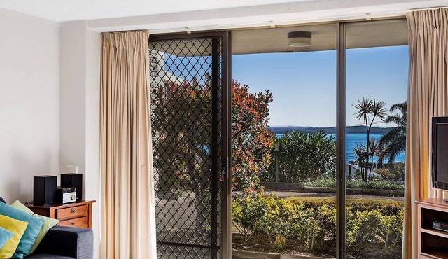 A ground floor unit, close to town