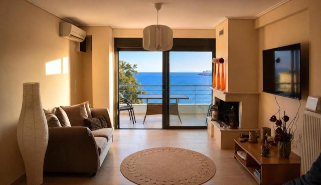 Alia Beachfront Penthouse with Sea View