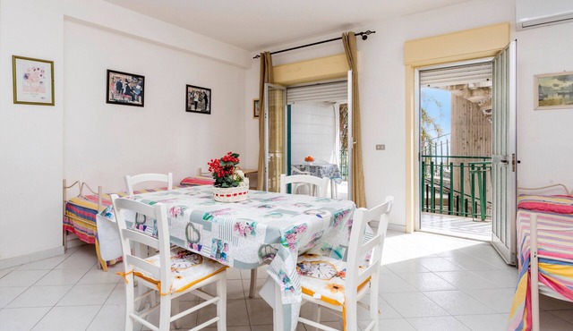 Apartment 'I Ciottoli Dello Ionio - Apt 10' with Sea View, Shared Terrace and Balcony