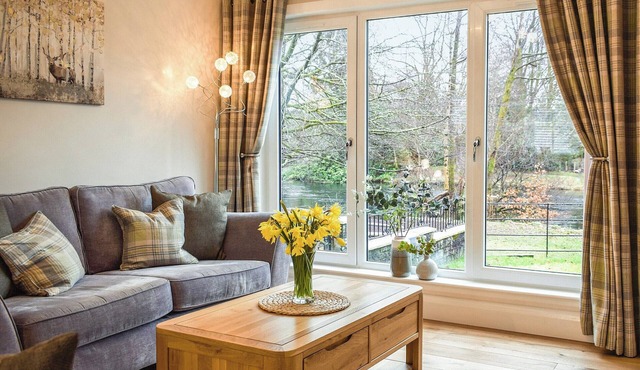 Beautiful riverside holiday home.