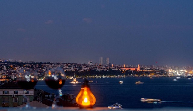 Bosphorus View Private Terrace Taksim Cihangir Apartment