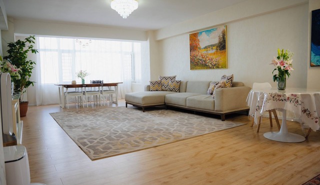 Bright & Spacious Apartment in Central UB + Workstation