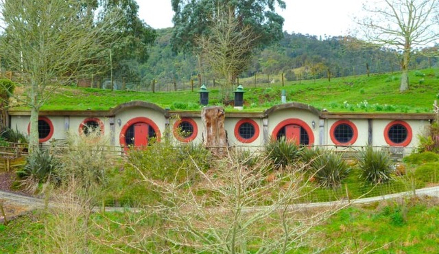Cute and Distinct Hobbit Accommodations in Hills of Waitomo, New Zealand