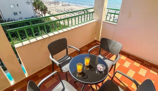 Exceptional 2-Bedroom Beachfront Apartment with Sea View, WiFi & AC