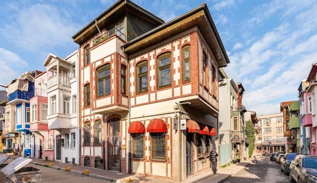 Historical Greco-Ottoman Pavilion near Tram in Fatih