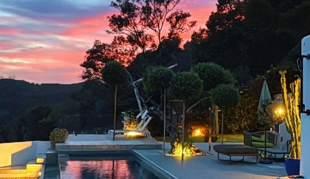 Ibiza sea view villa/private infinity pool in Salinas natural reserve/all AC