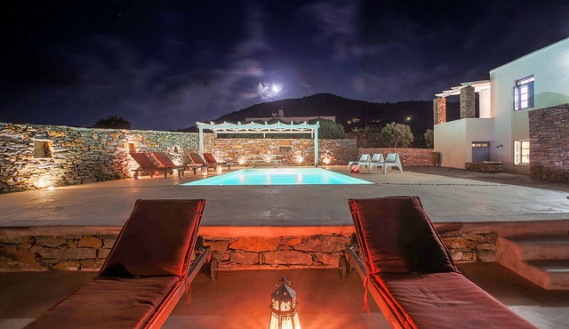 Kea Villa Thea & Petra & Ilios Villas With Private Pool And Amazing Seaview