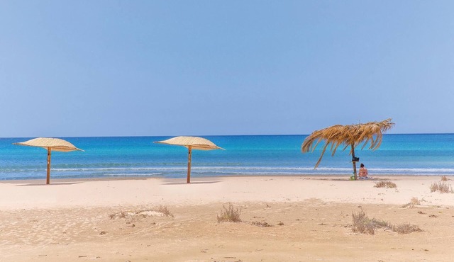 Look forward to a relaxing vacation in this vacation apartment near the beach.