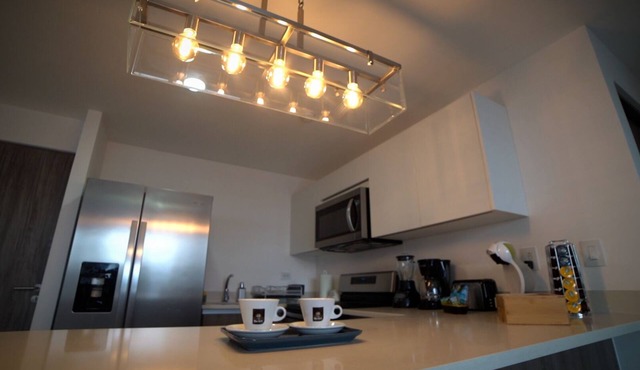 Luxury Modern Escazu 1 Bedroom Apartment Views, Pool, Gated, 24/7 Security