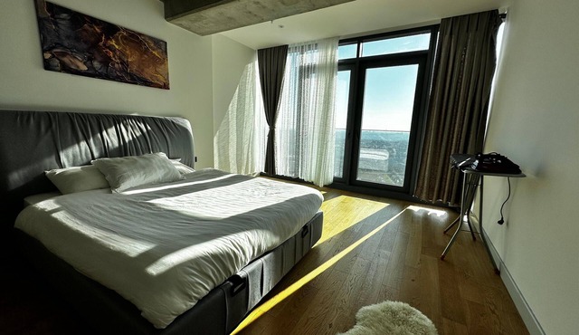 Luxury two bedroom apartment with three bathrooms high floor Istanbul Queen Towe
