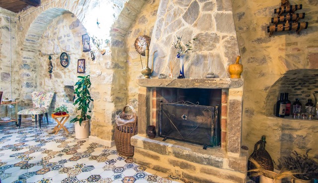 Medieval house near a castle