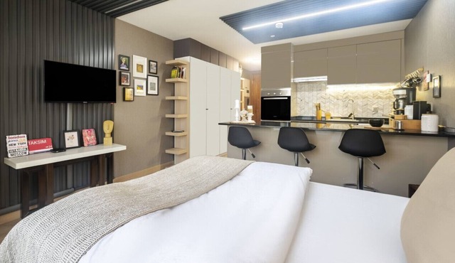 Modern Studio Residence Flat in Kartal