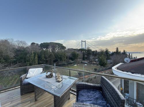 Panoramic Bosphorus View Terrace Flat