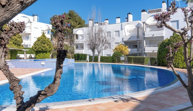 Penthouse with large roof terrace near Pine Walk with a 3 tiered swimming pool