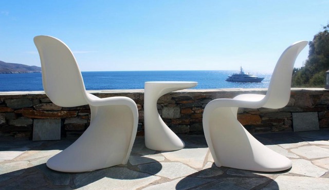 Romantic and cozy house on the waterfront in Koundouros, Kea