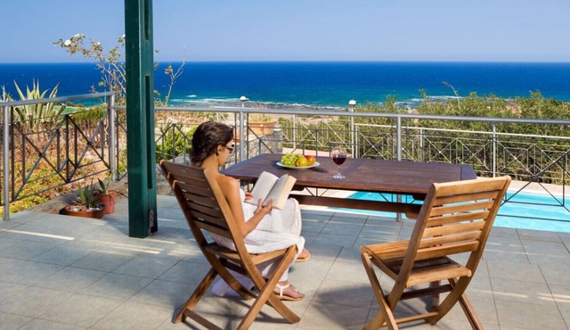 Sea View villa w/Private Pool, close to Elafonissi