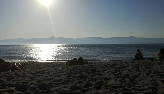 single house with garden in Villa San Giovanni (RC) in front of Messina strait