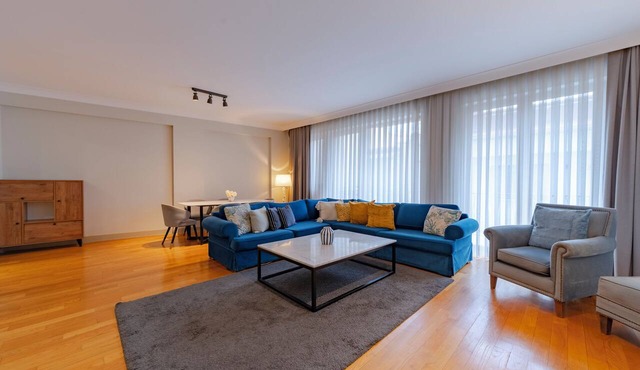 Spacious 3-bedroom apartment in amazing İstanbul with AC