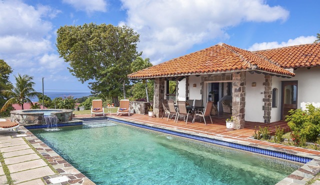 Spanish-style Ocean View Villa Set In Garden - Calypso Court 3 Bedroom Villa by RedAwning