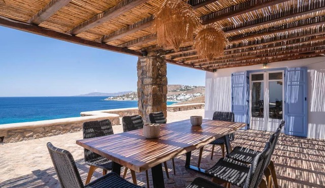 Stunning sea & sunset view Mykonos villa